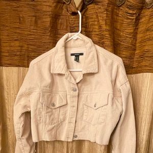 Forever 21 Cropped corduroy jacket